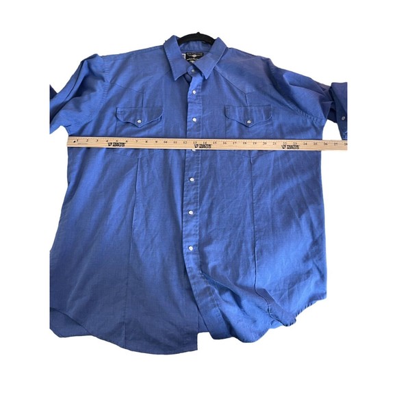 Vintage Flying R Ranchwear Pearl Snap Western Rodeo‎ Cowboy Shirt Mens XLarge - Picture 8 of 13